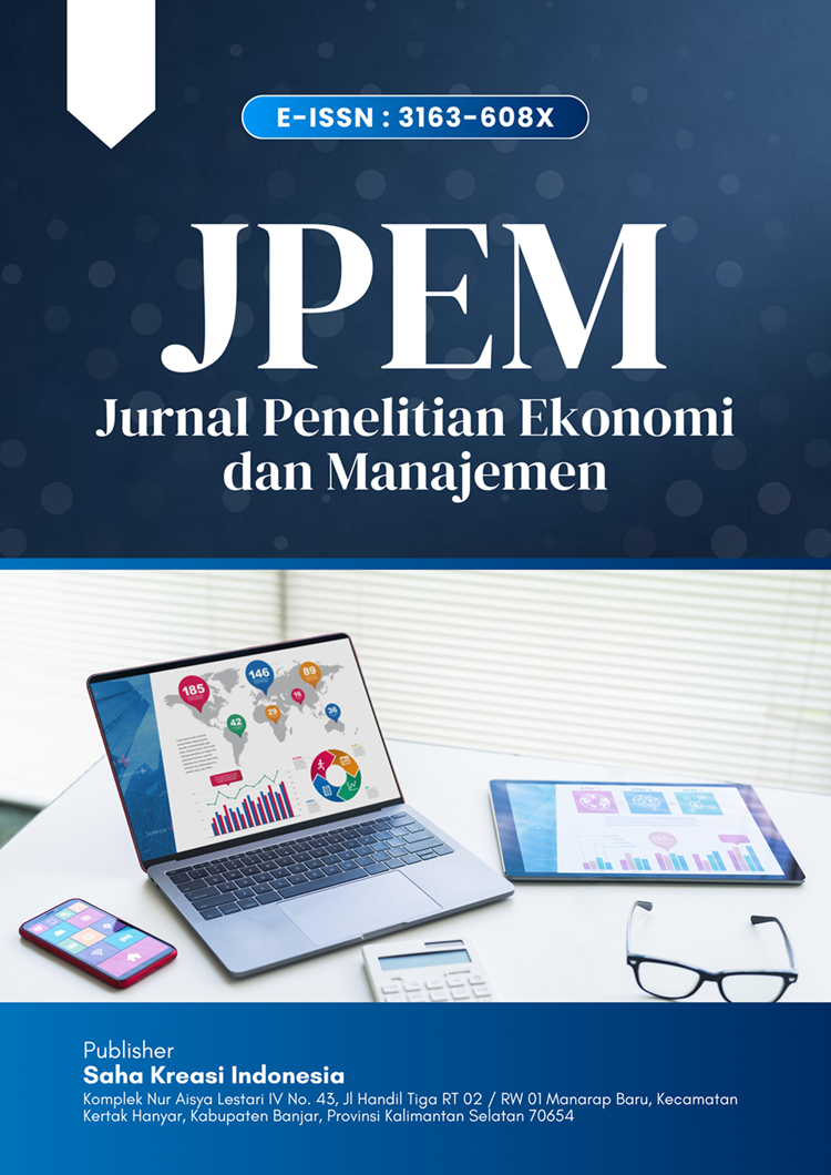 					View Vol. 1 No. 3 (2026): Jurnal Penelitian Ekonomi dan Manajemen (JPEM)
				